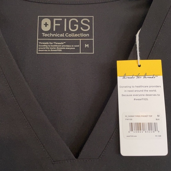 Figs Tops - Figs Casma three pocket scrub top
